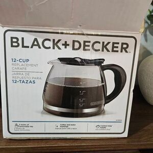 Black & Decker GC3000B 12-Cup Replacement Carafe, Black, Each